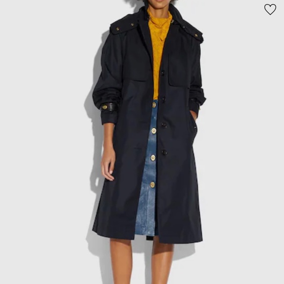 Coach Hooded Trench